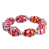 Red Millefiori Murano Glass Bracelet