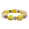 Yellow Millefiori Murano Bracelet