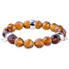 Three Fasteners Amber Quartz Bracelet