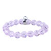One Fastener Pink Quartz Bracelet