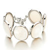 Classic Oval White Shell Bracelet