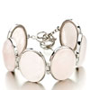 Classic Oval Pink Stone Bracelet