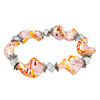 Pink Helix Murano Glass Bracelet