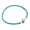 Blue Leather Limited Edition Beads Charms Bracelets