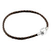 Brown Leather Limited Edition Beads Charms Bracelets