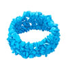 Wrap Trendy Turquoise Gemstone Nugget Chips Chunky Stretch Bracelets Bead ...