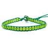 Peridot Green Stone On Green Leather Chan Luu Wrap Bracelet Bead Bracelets