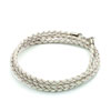 Clear White Leather Woven Beads Charms Bracelets Fit All Brands