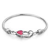 Pink Heart Snake Chain Fit All Brands