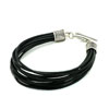 Black Leather Bracelet