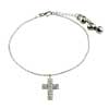 Silver Cross Shape Hotwife Anklets Bracelet