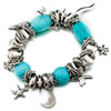 Blue Ball With Cute Decoration Bracelet Charm Dangle Bracelet