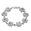 Christmas Jewelry Snowflake Linked Chain Bracelet