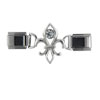 Fleur De Lis Deluxe Link Italian Charm