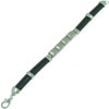 Black Strap  Charm   Bracelet 