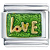 Gold Plated Love Letter Italian Charm