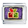 Red And Green Present Gift Italian Charm