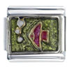 Angel Fish Green Italian Charm