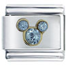 Micky Aqua Italian Charm