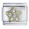 Rhinestone Star Italian Charm