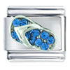 Blue Studded Sandal Italian Charm