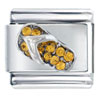Yellow Studded  Sandal  Italian Charm