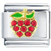 Red Studded Apple Italian Charm