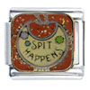 Spit Happens Bib Italian Charm