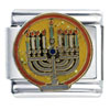 Mennorah Italian Charm