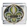 Fleur De Lis  Flower   Italian   Charm 