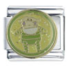 Baby In Green Italian Charm