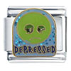 Depressed Face Italian Charm