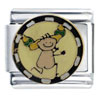  Hand   Painted  Bad Girl Italian Charm