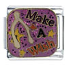  Make  A Wish  Italian  Charm
