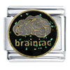 Brainiac Italian Charm