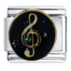 Treble Clef Italian Charm