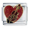 Heart Cello Italian Charm