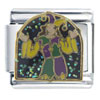 Mardi Gras Joker Italian Charm