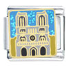  Hand   Painted  Notre Dame Italian Charm