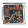 Goodie Two  Shoes  Italian Charm