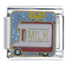Milk Truck Italian Charm