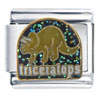 Triceratops Italian Charm