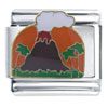 Volcano Eruption Italian Charm
