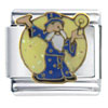 Bearded Wizard Italian Charm