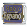 Hablo Espanol Italian Charm
