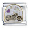 Heart My Bike Italian Charm