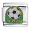 Hand Painted Soccer Mom Italian Charm