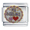 Love My Darling Italian Charm