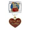 Love My Hubby Italian Charm