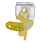 Peeled Yellow Banana Italian Charm